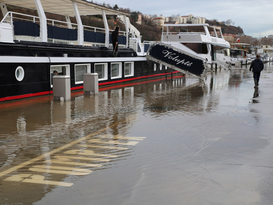 Le Rhône en vigilance orange inondations