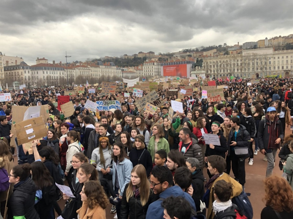12 000 lycéens lyonnais mobilisés pour le climat ce vendredi