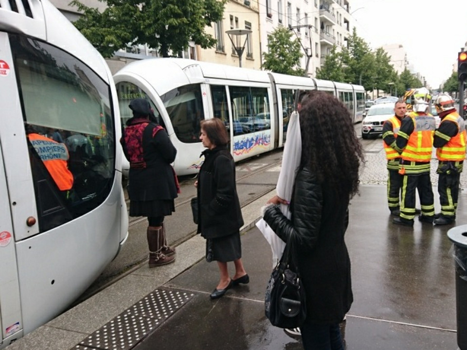 Lyon : une collision entre un piéton et un tramway ce vendredi matin