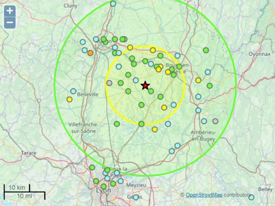 Un tremblement de terre mercredi soir dans la région !
