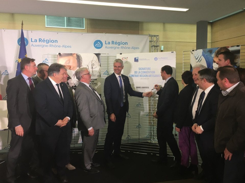 La Région investit 30 millions d’euros pour soutenir l’artisanat