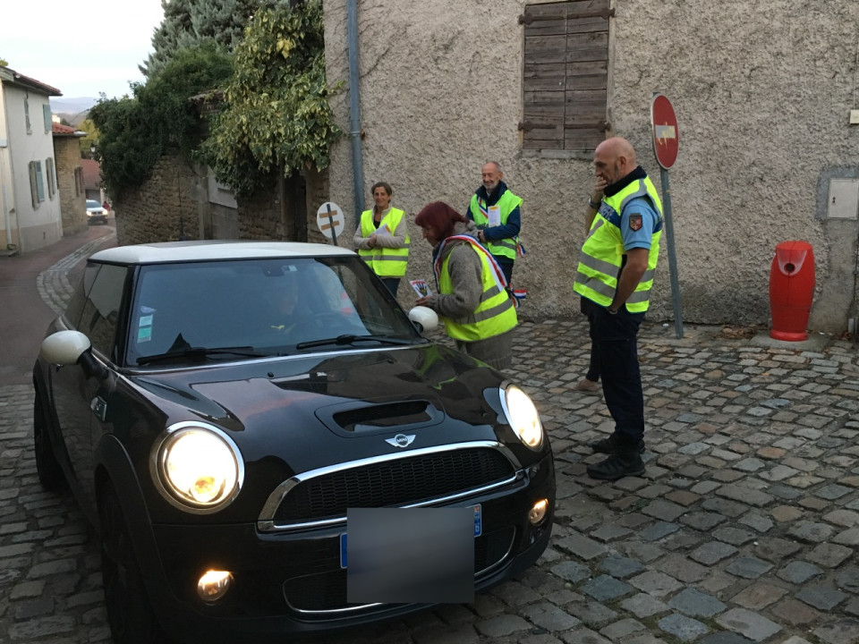 Opération "Y EN A MARRE !" ce mardi matin à Civrieux-d’Azergues