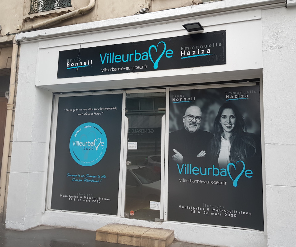 Emmanuelle Haziza et Bruno Bonnell en co-campagne à Villeurbanne