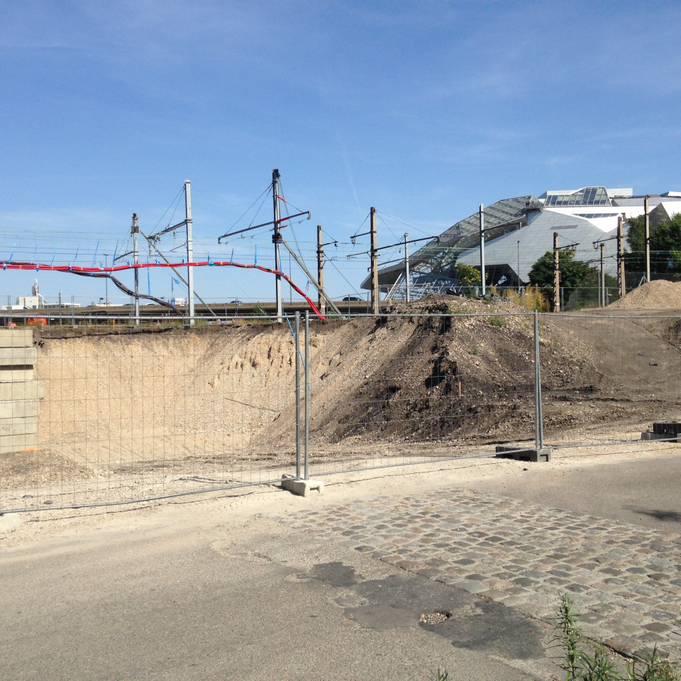 Mise en place d&rsquo;un nouveau pont &agrave; Lyon Confluence