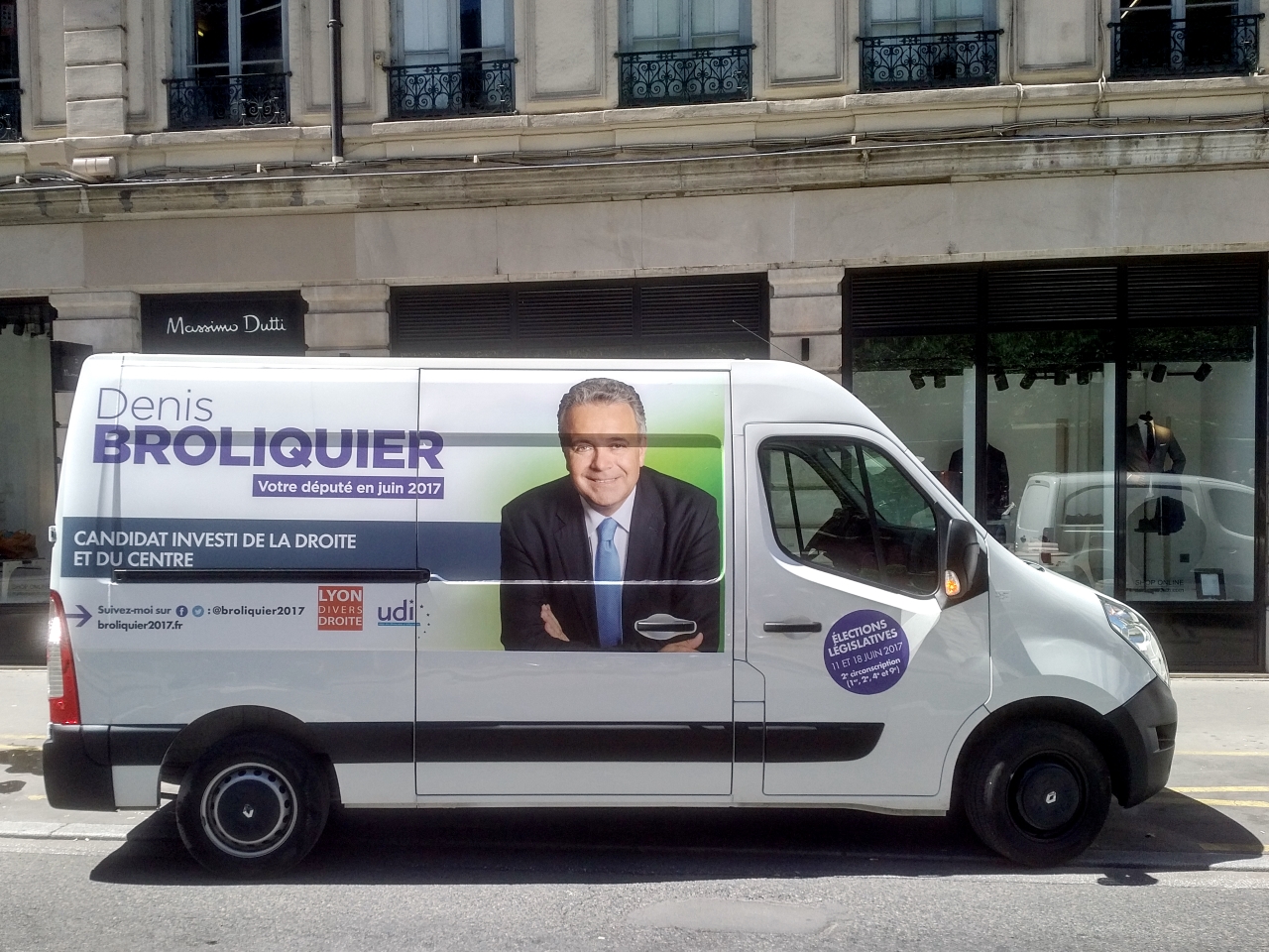 Le camion de campagne de Denis Broliquier