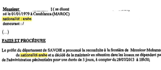 L'ordonnance de la cour d'appel de Lyon confond nationalité et langue - DR