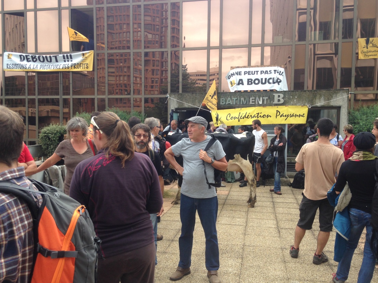 Une cinquantaine de personnes a manifesté devant la DRAAF à Lyon - LyonMag.com