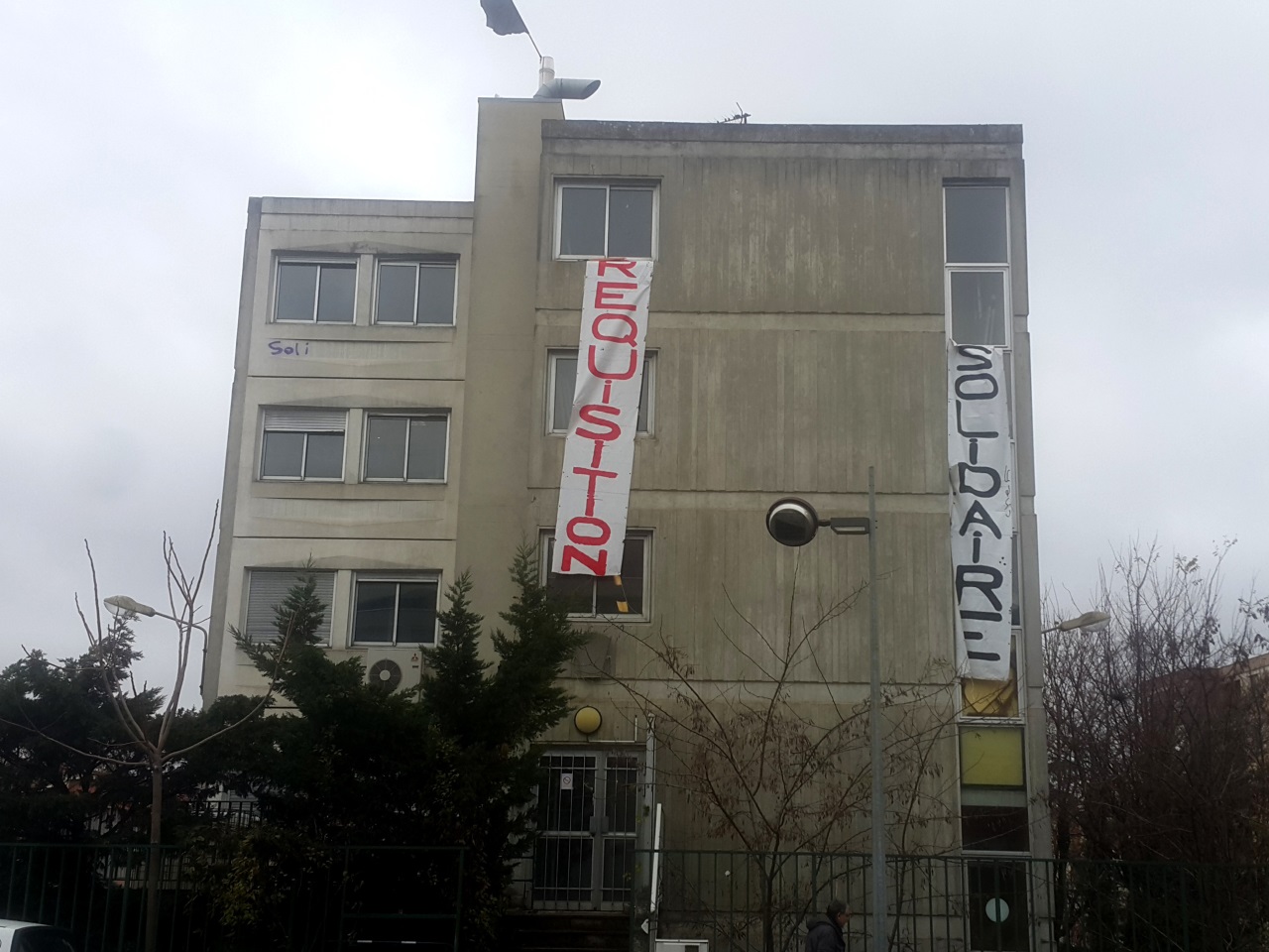 C'est dans ce bâtiment de Villeurbanne que les migrants vont désormais loger - LyonMag