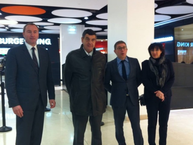 Le directeur du centre commercial et le maire du 3e arrondissement étaient notamment présents - LyonMag.com