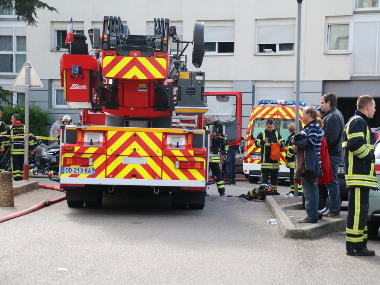 Le feu s'est déclaré rue Pierre Baratin - LyonMag