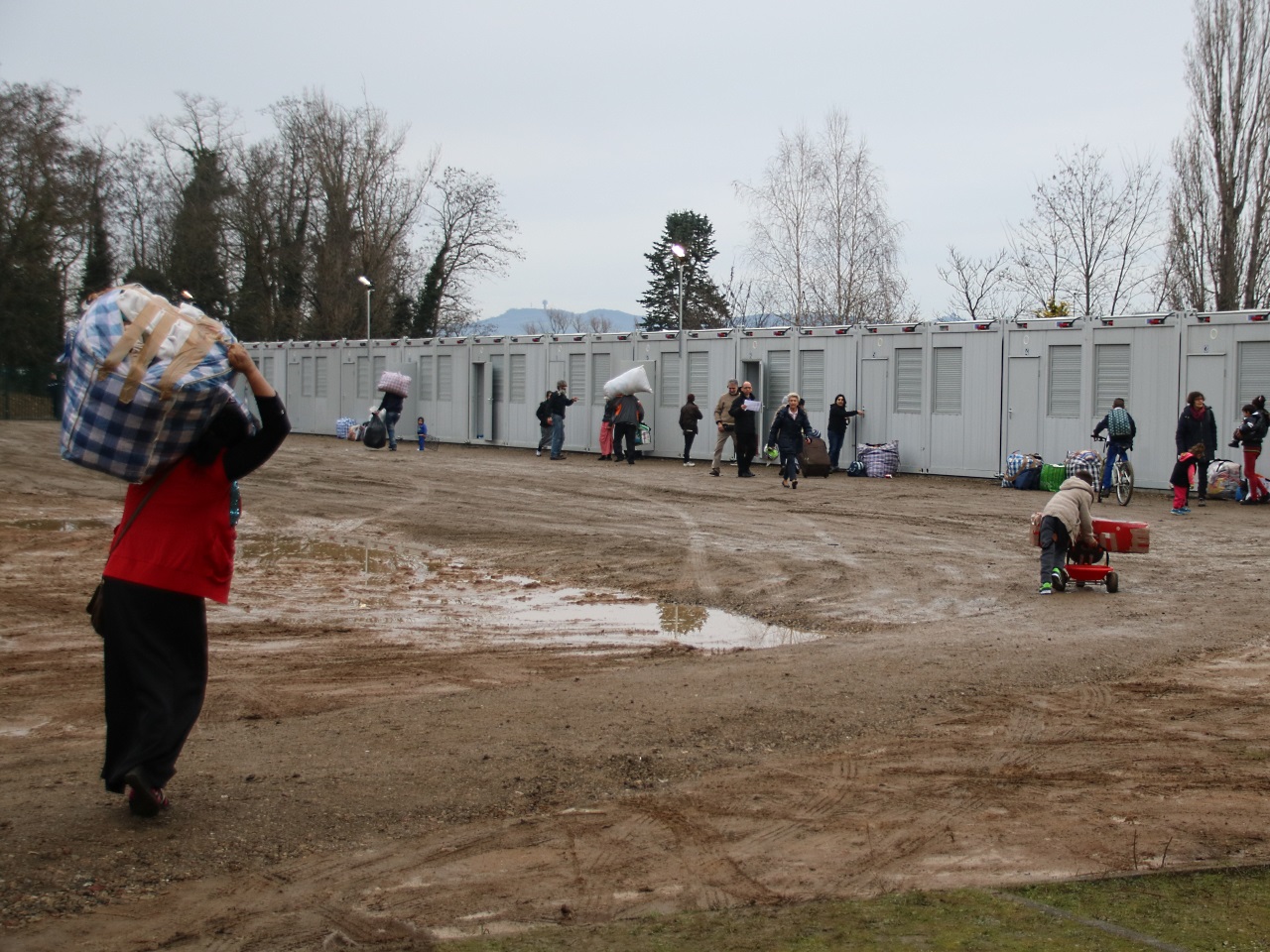 Le village modulaire doit encore accueillir des Roms dans la semaine - LyonMag