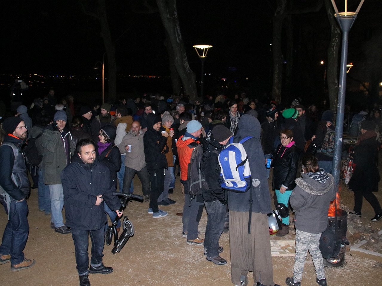 Les manifestants arrivés place Colbert - LyonMag