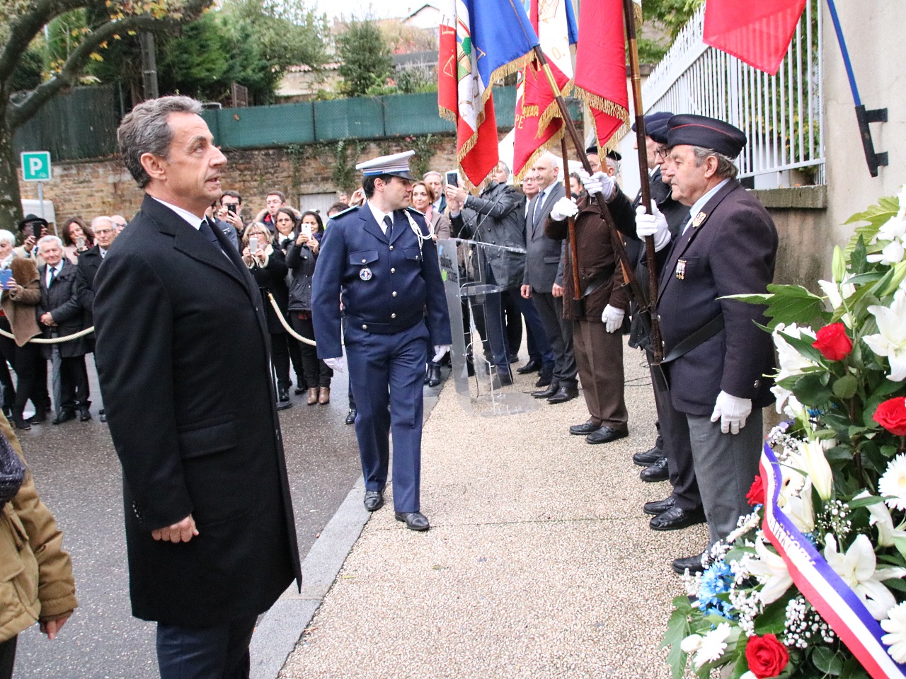 A Caluire où Nicolas Sarkozy a rendu un hommage à Jean Moulin et au Général De Gaulle - LyonMag