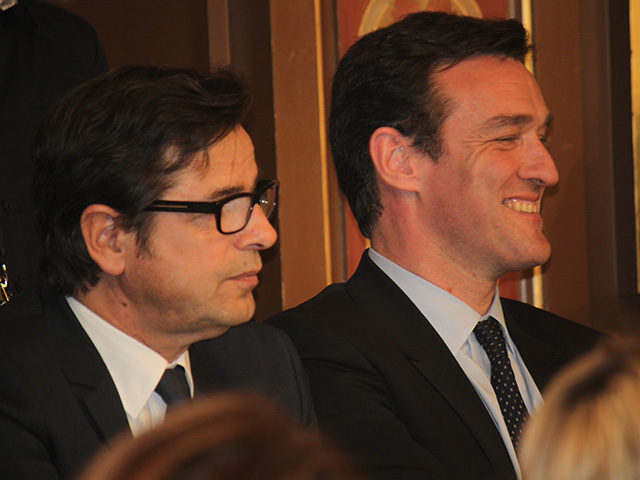 Hamelin et Havard assis côte à côte - LyonMag