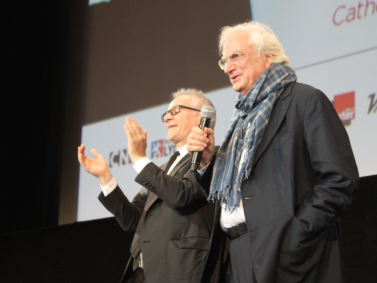 Bertrand Tavernier, ici avec Thierry Frémaux, de retour au Festival après son cancer - LyonMag