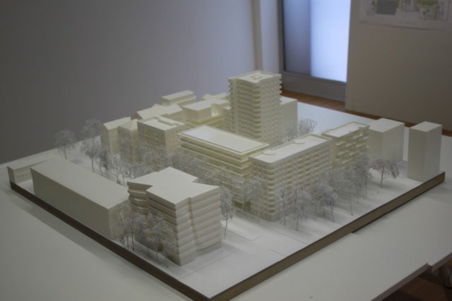 La maquette de l'îlot A3 - LyonMag