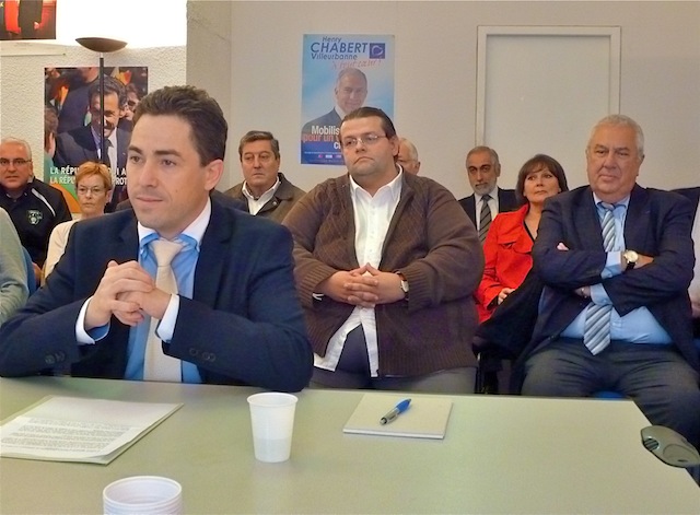 Jean-Wilfried Martin (à gauche) sera-t-il le leader que l'UMP se cherche à Villeurbanne ? - LyonMag