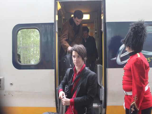 Les premiers passagers de l'Eurostar - LyonMag.com