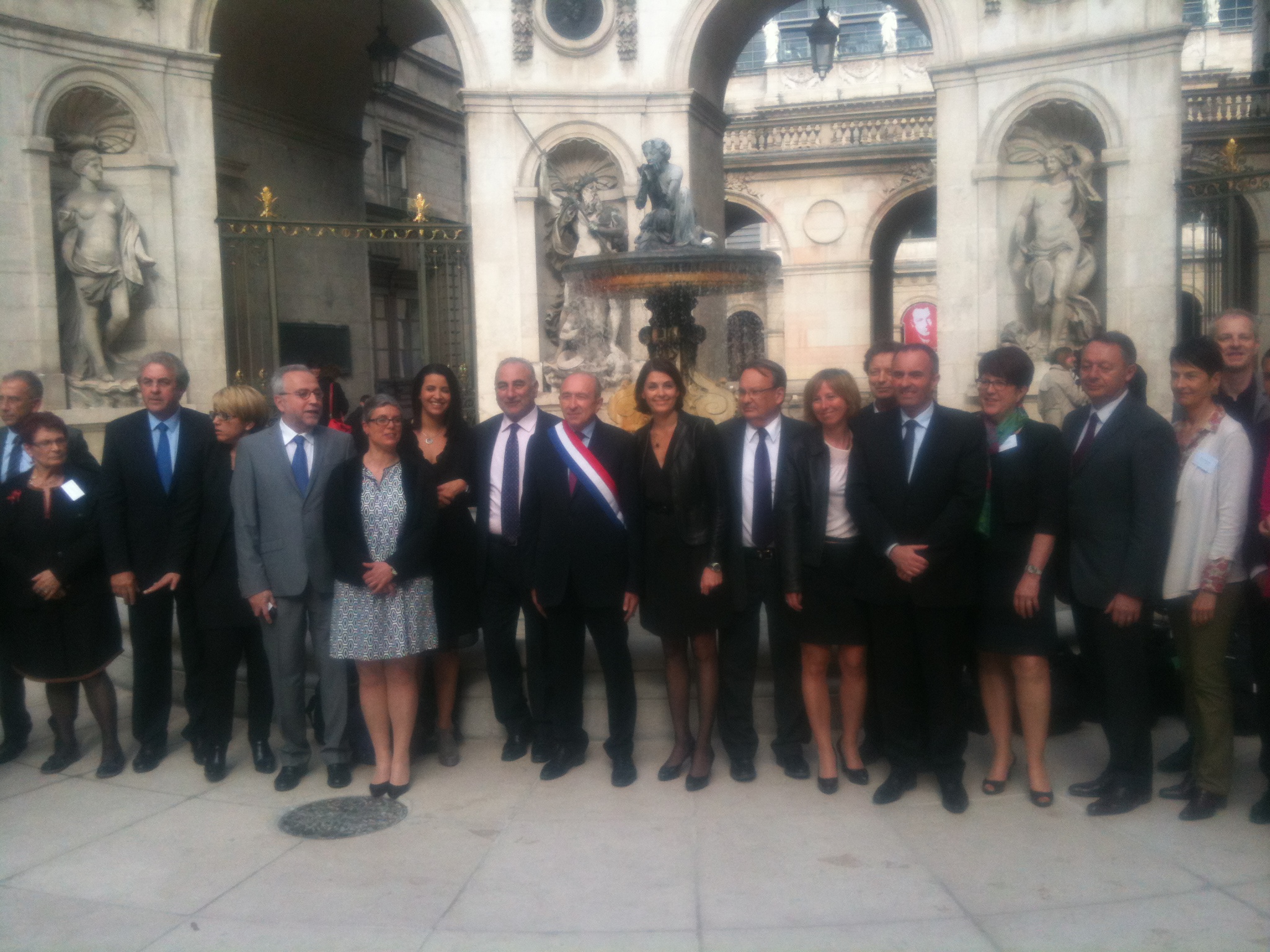 Collomb et ses adjoints - LyonMag