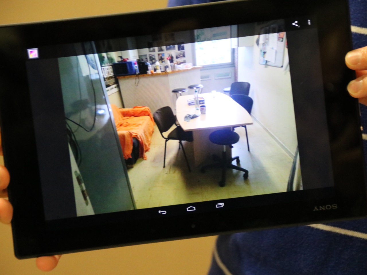 Exemple d'une photo prise sur le terrain grâce à une tablette Néo - LyonMag