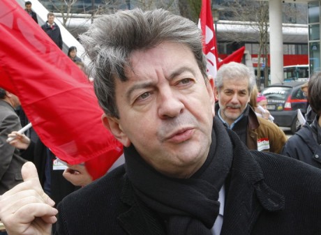jean luc melenchon meeting lyon