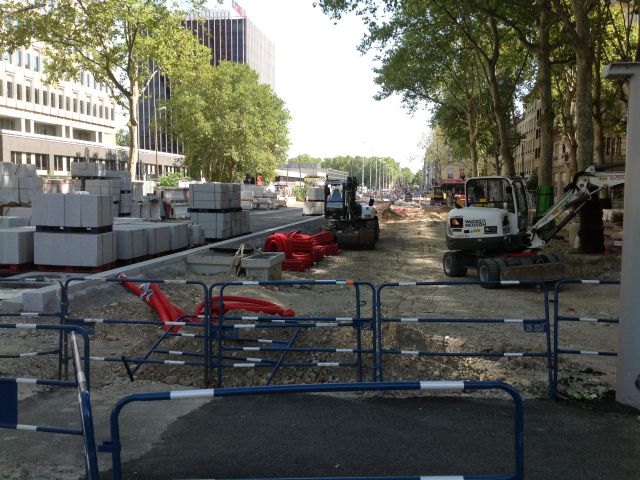 Les travaux de la rue Garibaldi - LyonMag